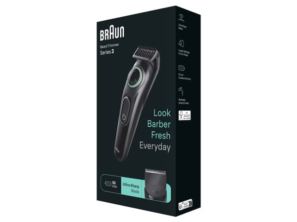 Braun BT3410 Parranajotyökalu Harmaa (matto)