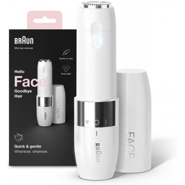 Braun FS1000 Face Mini - ansigtshårfjerner, hvid