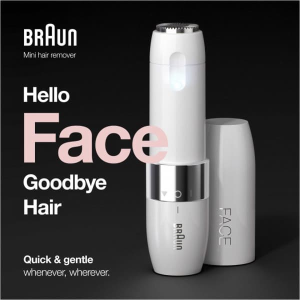 Braun FS1000 Face Mini - ansigtshårfjerner, hvid