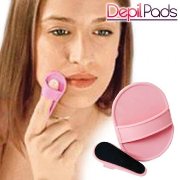 Exfoliating Depil Pads - Depil Pads - Manuell Epilator - Röd - Vuxen - Unisex