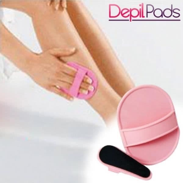 Exfoliating Depil Pads - Depil Pads - Manuell Epilator - Röd - Vuxen - Unisex