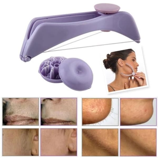 Manuell epilator för hårborttagning i ansiktet Smärtfri och felfri hårklippning