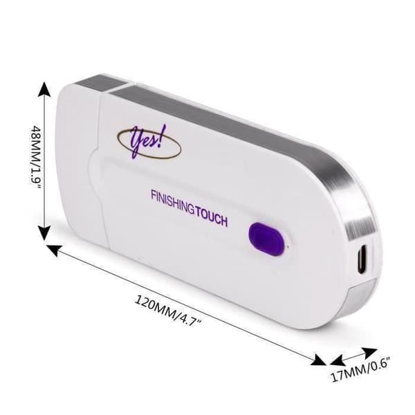 Epilator - Finishing Touch - ss-33 - Lila - Säkert och skonsamt - Trådlös användning