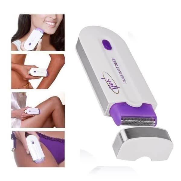 Epilator - Finishing Touch - ss-33 - Lila - Säkert och skonsamt - Trådlös användning