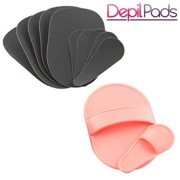 Depil Pads Manuell Epilator Exfoliator - Depil Pads - Rosa - Vuxen - Blandad