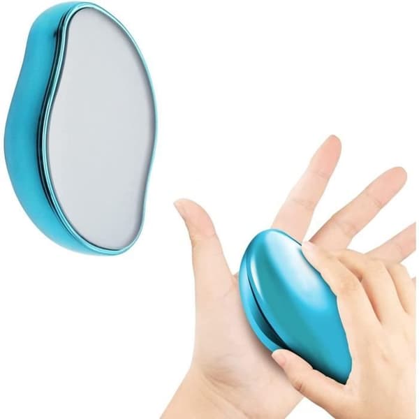 Rubby Nano Hair Remover No Raving, Pain and Cut Eraser för kvinnor med exfolierande effekt Non-Stop Epilator för smidig hud Kristallblå