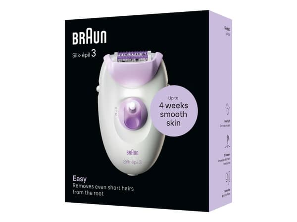 Braun Silk-épil 3 3-000 vit-violett