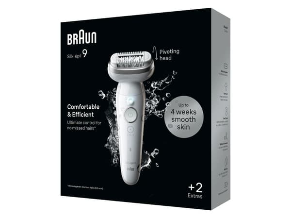 Braun Silk-épil 9 Flex 9-011 3D hvit og gull