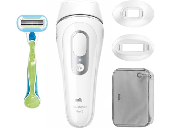 Braun Silk-expert Pro PL3122, Vit, Intensivt pulserat ljus (IPL), 4 J/cm², Växelström