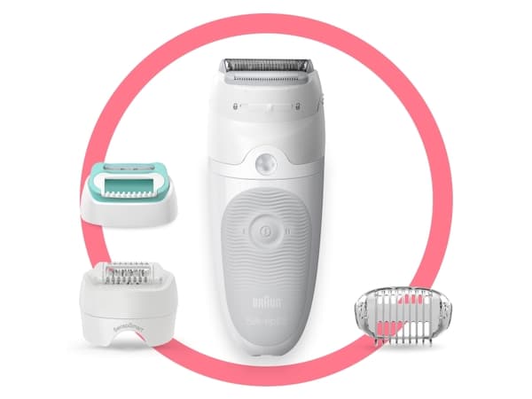 Braun Silk-épil 5 81770430, Hvit, 28 pinsetter, MicroGrip, Barbering, Tyskland, Batteri