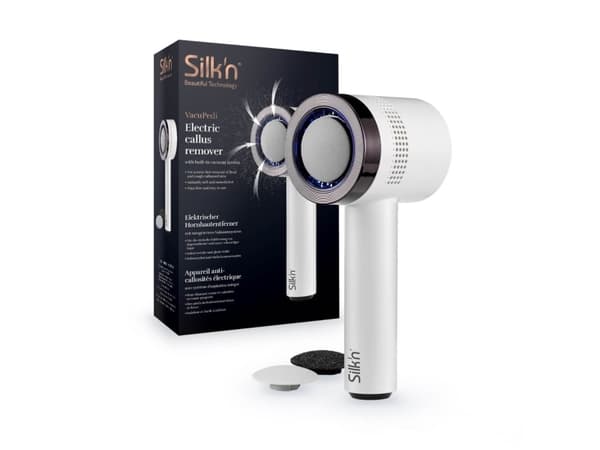 Silk''n VacuPedi, Sort, Batterinivå, Lade, 1550 RPM, 0,51 m, Innebygd batteri, 2000 mAh