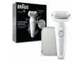 Miniatyrbilde 1 av 2: Braun Silk-épil 9 9-011, Silver, Vit, 40 pincetter, MicroGrip, Tyskland, 0,5 mm, Batteri