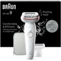 Pikkukuva 2 / 6: Elektrisk epilator - BRAUN - Silk-épil 9 - Enkel hårborttagning - Långvarig mjuk hud - 9-030 - Vit / Rosa