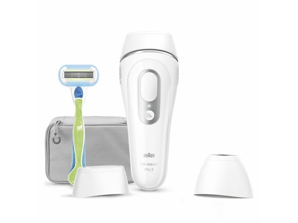 Braun Silk-expert Pro PL3122, valkoinen, voimakas pulssivalo (IPL), 4 J/cm², vaihtovirta