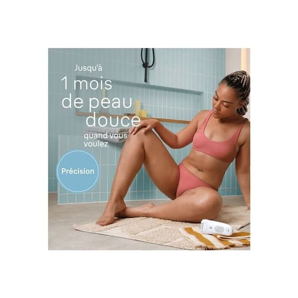 El-epilator - BRAUN - Silk-épil 5 SE 5 011 - Vit - Autonomi 40 min - Mixad