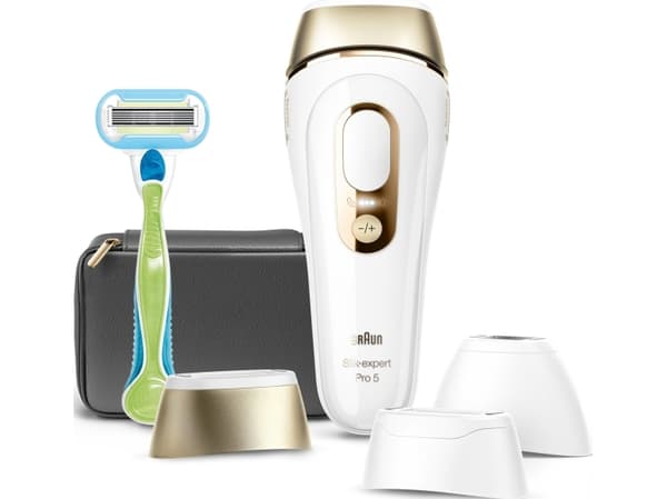 Braun PL Silk-expert Pro 5 PL5242, kultainen, valkoinen, kainalot, bikinit