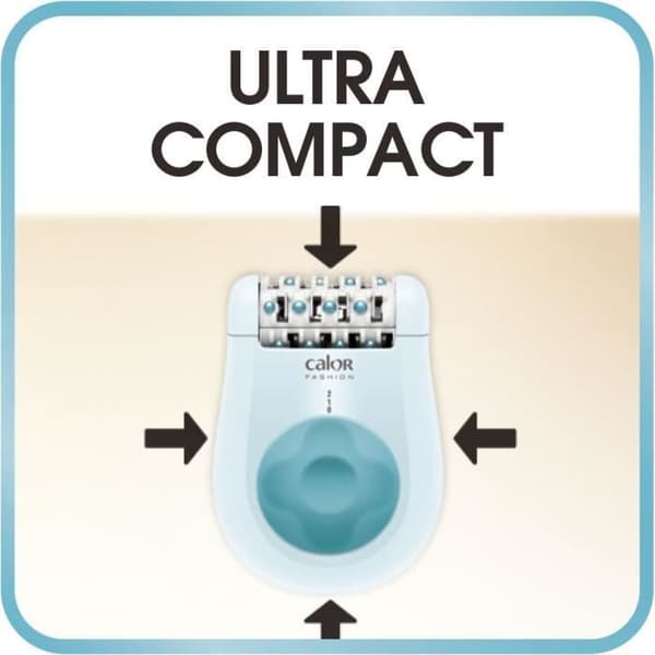 CALOR Fashion Epilator 24 precisionspincett, kompakt, massagepärlor EP1028C0