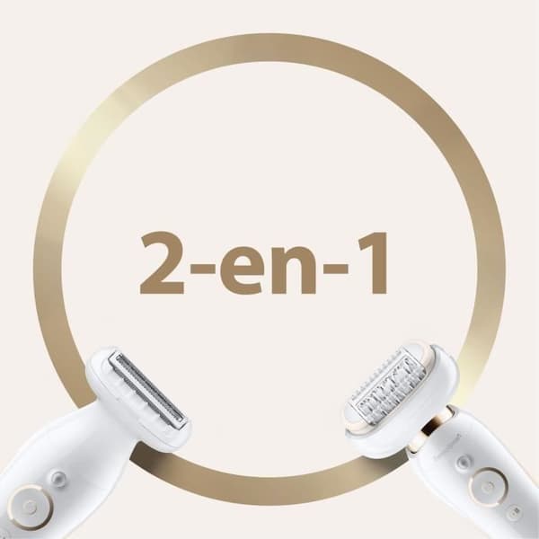 Braun Silk-épil 9 81688635 epilatorer 40 pincetter Vit, Guld