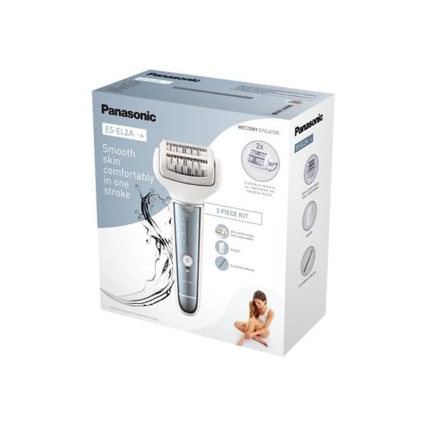 Panasonic ER-GB86-K503 | Långskäggstrimmer, 58 inställningar, 3 tillbehör, autonomi 50 min, laddning 1 timme, Wet &amp; Dry Black