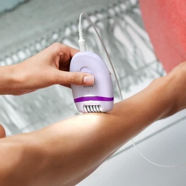 PHILIPS - Violett kompakt epilator - Satinelle Essential - lila - BRE275.00
