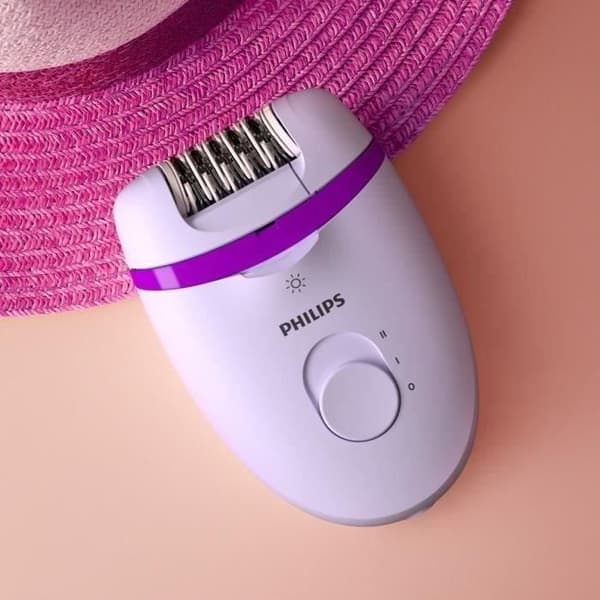 PHILIPS - Violett kompakt epilator - Satinelle Essential - lila - BRE275.00