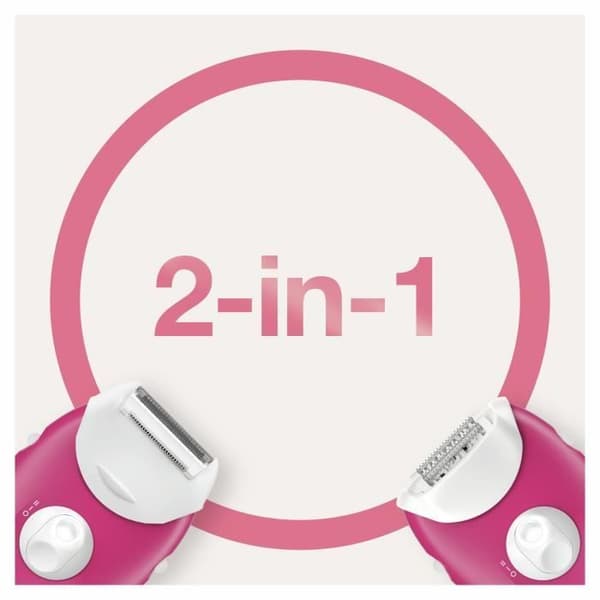 Braun Silk-épil 3 SE 3410 elektrisk epilator för kvinnor - 3 tillbehör ingår