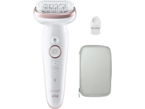 Braun Silk-épil 9 Silk·épil 9, Guld, Vit, 40 pincetter, MicroGrip, Stål, 50 min