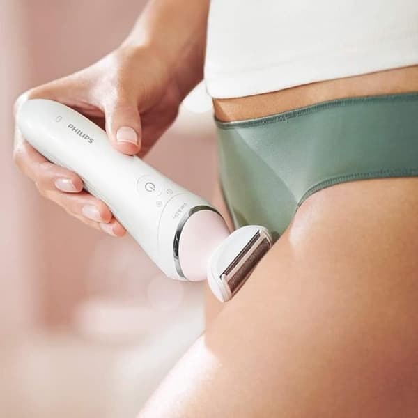 PHILIPS Satinelle Epilator + Rakapparat - Extra stort epileringshuvud - 2 vattentäta hastigheter