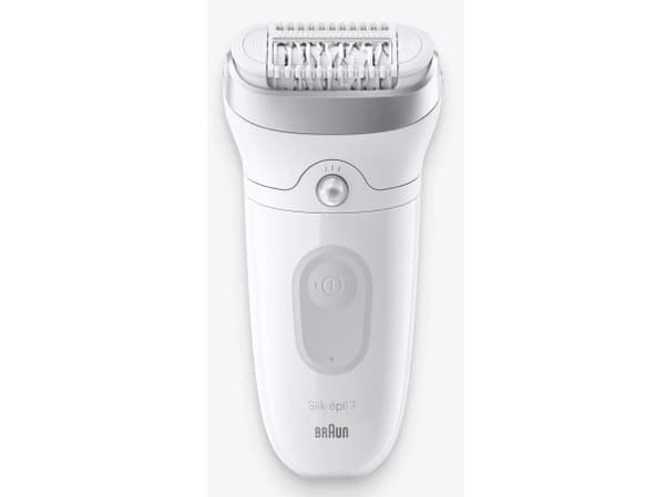 Braun Silk-épil 7 7-081, Vit, 40 pincett, MicroGrip, Epilering, Peeling, Rakning, AC/batteri, 100 - 240 V