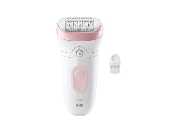 Braun Silk-épil 7 7-000 epilaattori valkoinen ja vaaleanpunainen