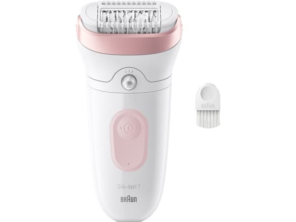 Braun Silk-épil 7 7-000 epilaattori valkoinen ja vaaleanpunainen