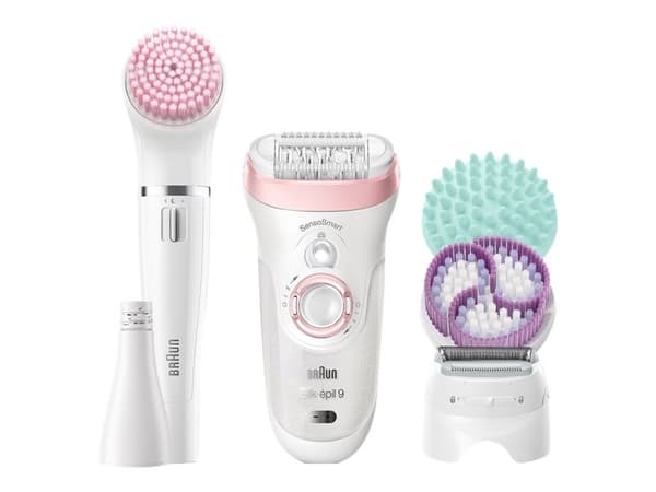Braun Hvid/blød pink Epilator 9/985 BS