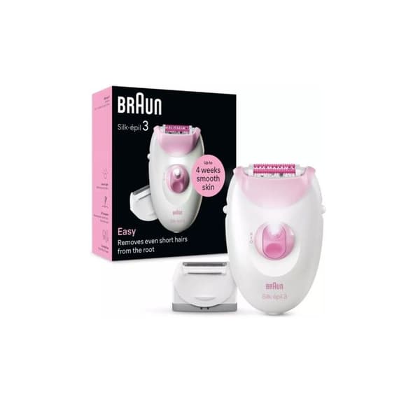 Epilator - BRAUN - SILK EPIL 3-031 - 20 pincetter - 2 hastigheter - Smartlight