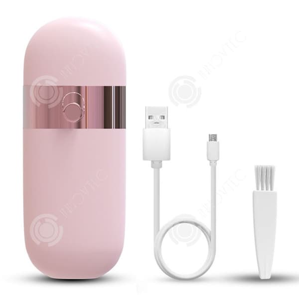 INN elektrisk epilator för kvinnor Rosa bärbart dubbelt skärhuvud med kabel Uppladdningsbar vattentät sladdlös enkel hårborttagning