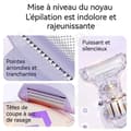 Miniatyrbild 3 av 4: INN Elektrisk rakapparat för kvinnor 200mAh 5 i 1 uppladdningsbar för kvinnor med 5 huvuden för ansikte, kropp, bikini med LED-batteriindikator