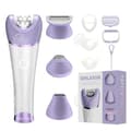 Miniatyrbild 1 av 4: INN Epilator för kvinnor Elektrisk sladdlös multifunktionell 4 i 1 vattentät IPX7 Lady Rakapparat med 9 tillbehör vått och torrt