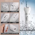 Miniatyrbild 3 av 4: INN Epilator 15,4cmx4,5cmx2,9cm Full Body Wash Rakning Multifunktionellt Laddningsläge Massage Vit elektrisk epilator