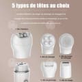 Miniatyrbild 4 av 4: INN Epilator 15,4cmx4,5cmx2,9cm Full Body Wash Rakning Multifunktionellt Laddningsläge Massage Vit elektrisk epilator