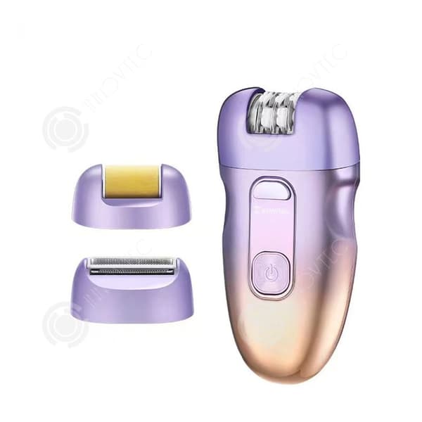 INN Epilator 3 i 1 elektrisk rakapparat för kvinnor Hårborttagning för ansikte Ben Arm Arm Bikinilinje 2 hastigheter Enkel hårborttagning