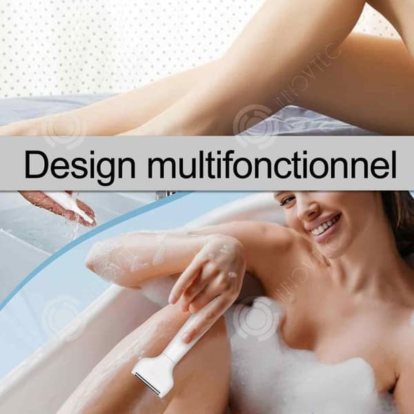 INN Ögonbrynsepilator 5 i 1 uppladdningsbar elektrisk epilator för kvinnor för ögonbryn armar ben armhålor bikinilinje med mera