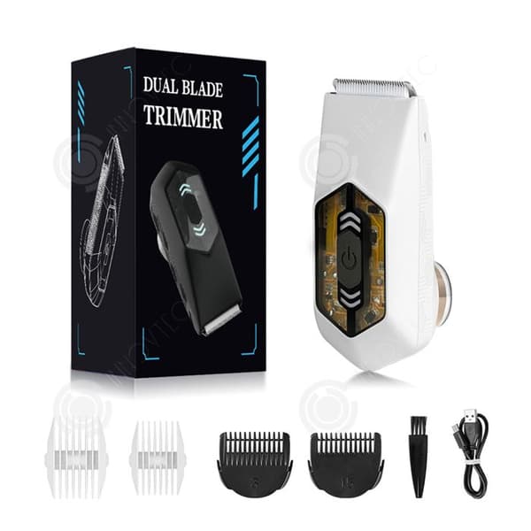 INN våt och torr sladdlös epilator för ben och kropp Vattentät med 6 trimmertillbehör och exfolierande kroppsspets