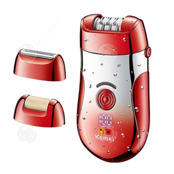 INN Epilator 3 i 1 elektrisk rakapparat för kvinnor 5W hårborttagning för ansikte Ben Arm Arm Bikinilinje Enkel hårborttagning Vattentät