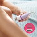 Miniatyrbild 3 av 4: Philips BRE275-00 Satinelle Essential Epilator med integrerat ljus och 4 tillbehör - lila