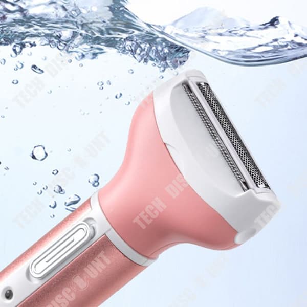 TD® 4 i 1 intim rakapparat för kvinnor Elektrisk underarms epilatortrimmer Intim hårborttagning rakhyvel Ögonbrynstrimmer