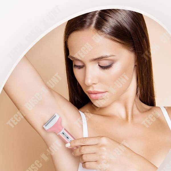 TD® 4 i 1 intim rakapparat för kvinnor Elektrisk underarms epilatortrimmer Intim hårborttagning rakhyvel Ögonbrynstrimmer