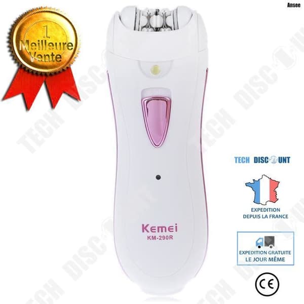 TD® minirakapparat för kvinnor Laddningsbar tvättbar elektrisk epilator för resor Essential uppladdningsbar elektrisk epilator för kvinnor