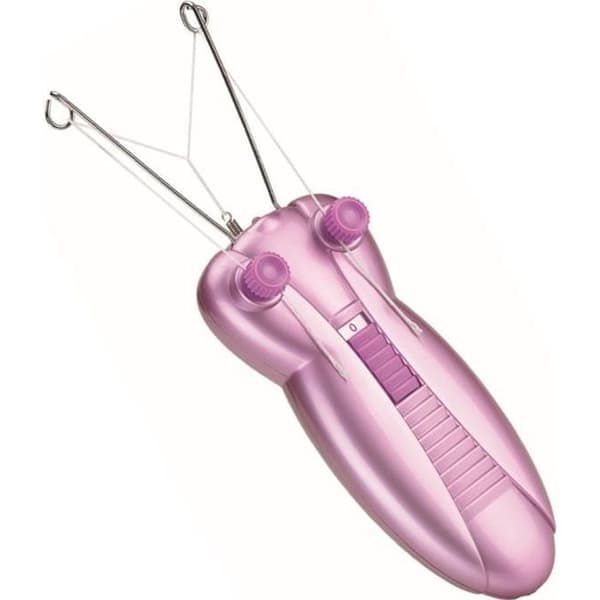 Elektrisk epilator för ansikte och kropp - Rosa - Smärtfri hårborttagning - Tillbehör ingår