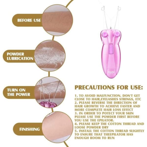 TD® Elektrisk Epilator Underarm Bikini Ben Elektrisk rakapparat Dam Epilator Skönhet Kropp Ta bort hår från huden