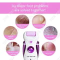 Miniatyrbild 4 av 4: TD® Epilator Razor Pocket Rasp Kompakt och lätt pedikyrsats 4 i 1 smärtfri elektrisk rakapparat present för kvinnor under armarna
