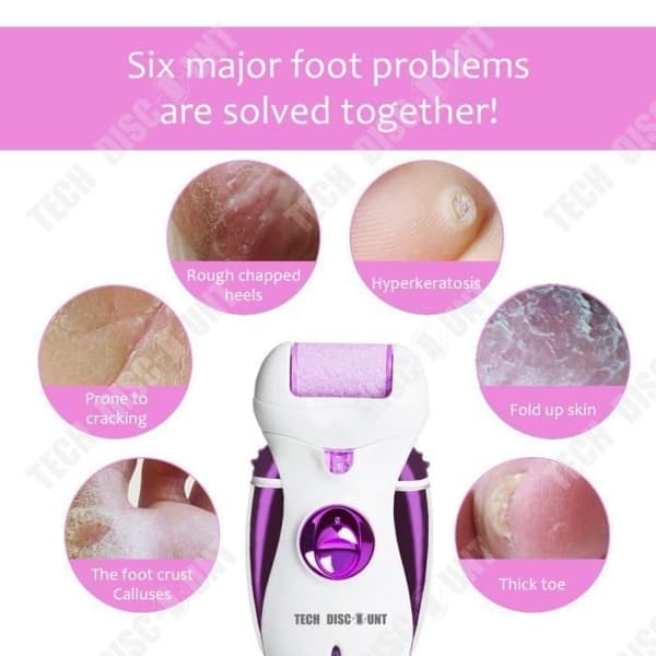 TD® Epilator Razor Pocket Rasp Kompakt och lätt pedikyrsats 4 i 1 smärtfri elektrisk rakapparat present för kvinnor under armarna